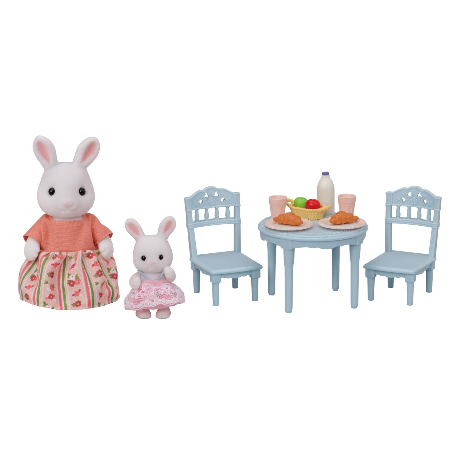 Snow Rabbit Mother & Baby Breakfast Table