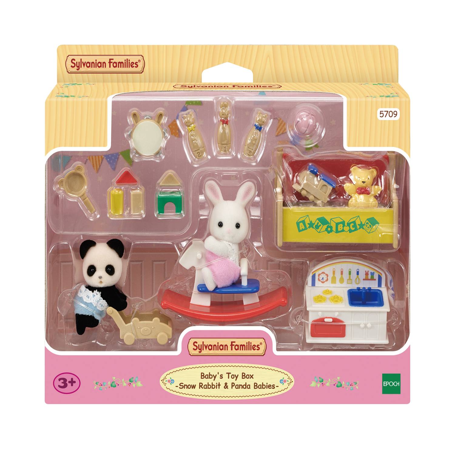 Baby's Toy Box -Snow Rabbit & Panda Babies-